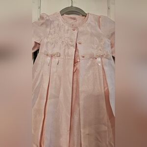 Bonnie JEAN Elegant Pink Toddler Dress 3T with Bow Accents